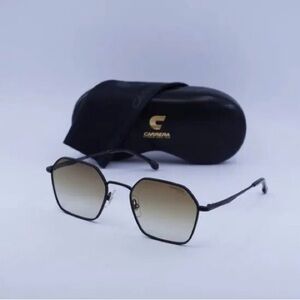 Black Carrera Hexagonal Frame Sunglasses